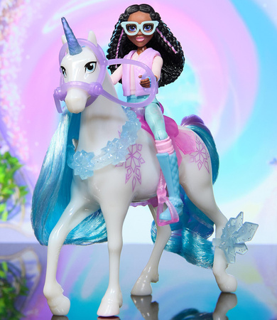 Unicorn Academy Akademia Jednorożców Zestaw Figurki Layla & Glacier dziewczyna i jednorożec + akcesoria
