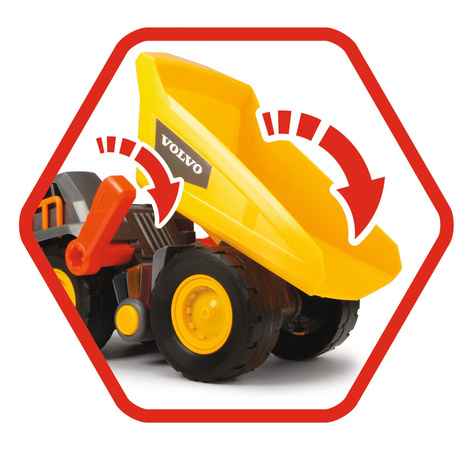 Wywrotka Volvo Construction światło i dźwięk