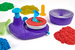 Zestaw Plastyczny Kinetic Sand Kolorowy Piasek kinetyczny 907 g Swirl n' Surprise maszynka do miesznia + akcesoria