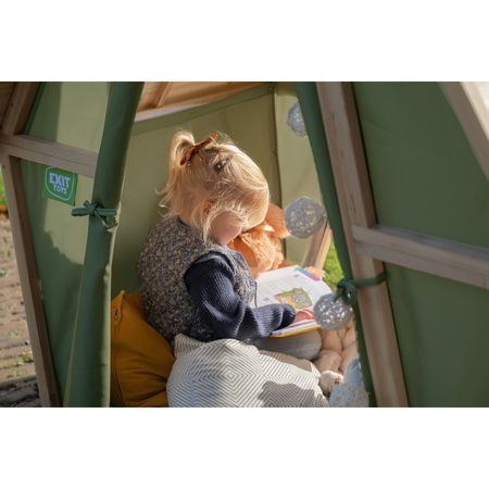 Drewniany domek ogrodowy dla dzieci namiot Yuki 100