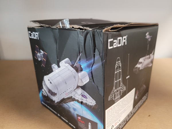 OUTLET Klocki Konstrukcyjne CaDA NASA wystawa odkrywacz kosmiczny Space Shuttle Discovery 475 el. USZKODZONE OPAKOWANIE