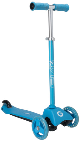 Evo Regulowana Trójkołowa Hulajnoga dla Dzieci 2w1 Jeździk Cruiser z Siedziskiem Jasnoniebieski