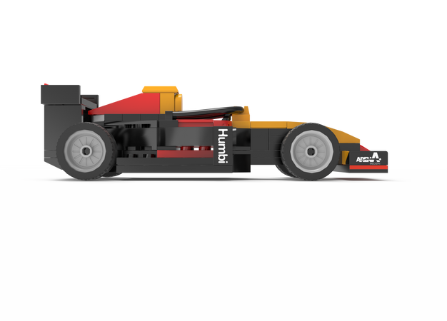 Klocki konstrukcyjne CaDA wyścigówka Samochód wyścigowy Formuła Klockon 123 elementy