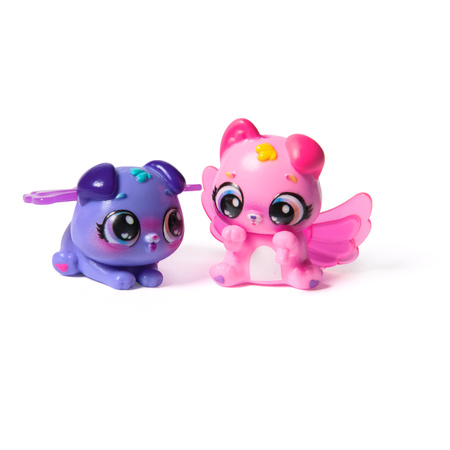 Hatchimals Alive! Neon Rainbow Bestie Pool Party basen 2 figurki w jajkach i 14 akcesoriów