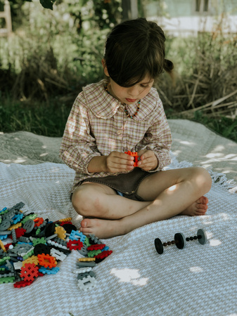 Klocki konstrukcyjne Mini Waffle zestaw Konstruktor 300 elementów Marioinex