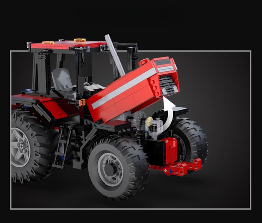 Klocki konstrukcyjne CaDA Zdalnie sterowany duży traktor Ciągnik rolniczy Maszyna Pojazd RC 1675 elementów