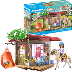 Playmobil Horses of Waterfall Zestaw Klub miłośników koni 63 elementy