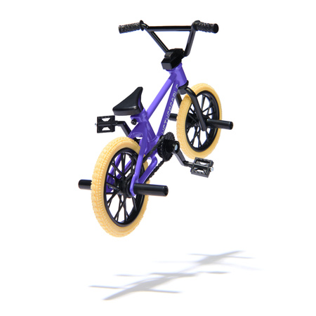 Tech Deck mały zestaw fingerbike BMX mini rower na palce WeThePeople fioletowy+ naklejki