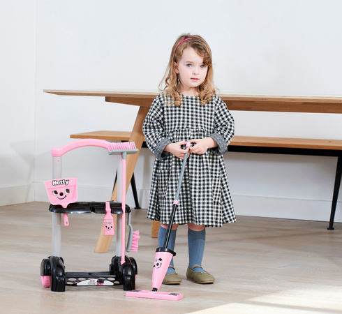 Zestaw wózek do sprzątania dla dzieci Hetty miołta mop Casdon Little Helper