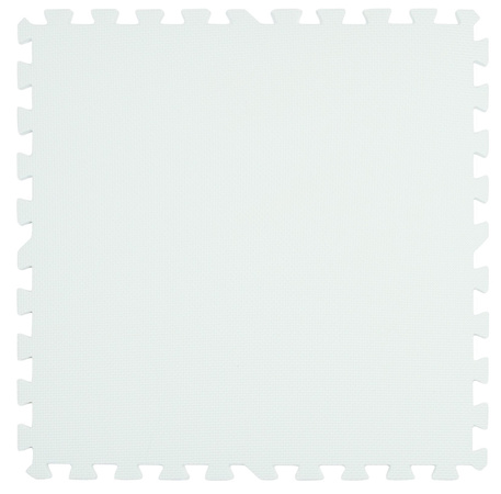 Mata piankowa podłogowa Humbi 180x60 Duże puzzle piankowe wodoodporne bezpieczne 6 szt. żółty, biały