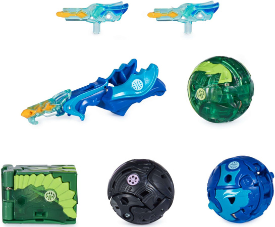 Zestaw Bakugan Legends Auxillataur 5 figurek, BakuCores, karty
