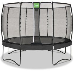 Trampolina ogrodowa z siatką zabezpieczającą Allure Premium 366 cm czarna