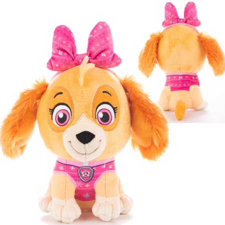 Maskotka Psi Patrol Skye w świątecznym sweterku 18 cm