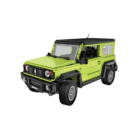 Klocki konstrukcyjne CaDA Duży samochód terenowy 2w1 Suzuki Jimny zielone auto Off Roader terenówka 1803 elementy