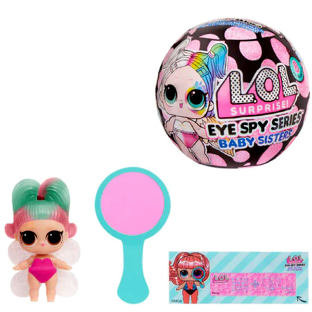 L.O.L. Surprise kula niespodzianka Eye Spy Tots Baby Sisters Series laleczka 