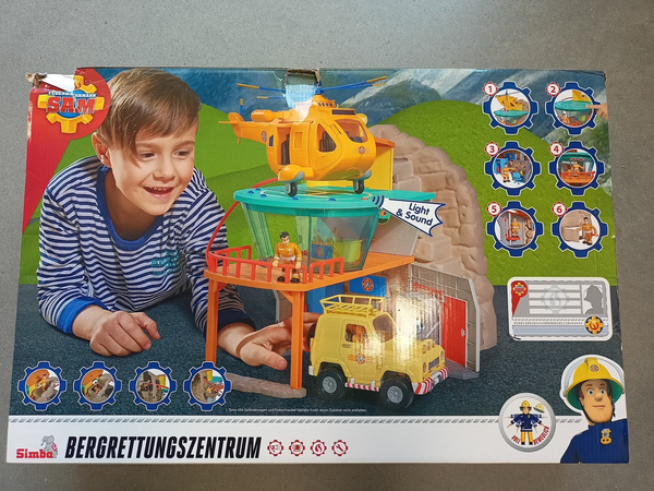 OUTLET Strażak Sam Stacja ratownictwa górskiego Remiza ze światłem i dźwiękiem USZKODZONE OPAKOWANIE