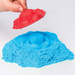 Kinetic Sand Piasek kinetyczny zestaw do budowy zamku niebieski 454 g