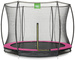 Trampolina ogrodowa z siatką zabezpieczającą Sillhouette 305 cm różowa