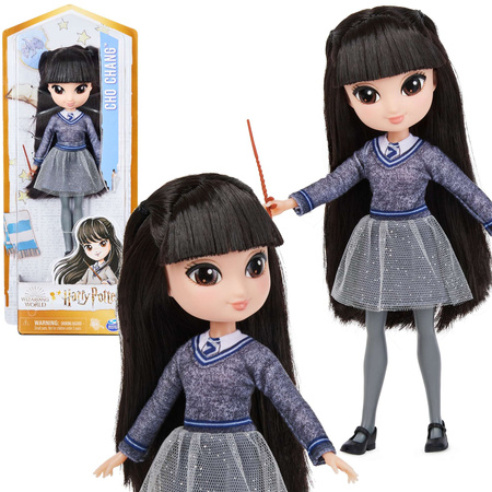 Harry Potter Cho Chang lalka figurka z różdżką 20 cm