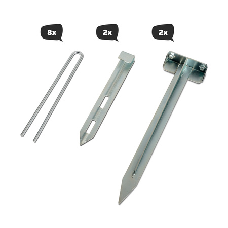 Uniwersalne zadaszenie kopuła naziemna do basenu ogrodowego ECO 460cm