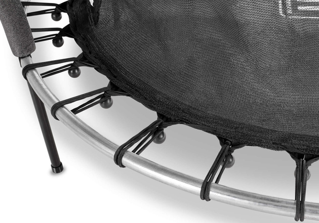 Trampolina ogrodowa Tiggy junior z siatką zabezpieczającą 140 cm czarno-zielona