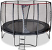 Trampolina Ogrodowa z siatką PeakPro 366 cm czarna
