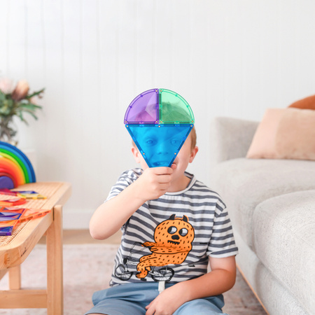 CONNETIX Rainbow Shape Expansion Pack Kreatywne klocki magnetyczne 36 elementów