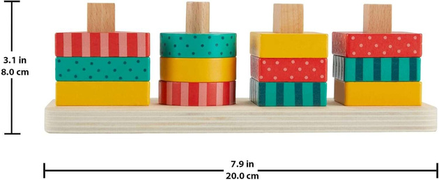 Fisher-Price Drewniany Sorter Kształtów Układanka