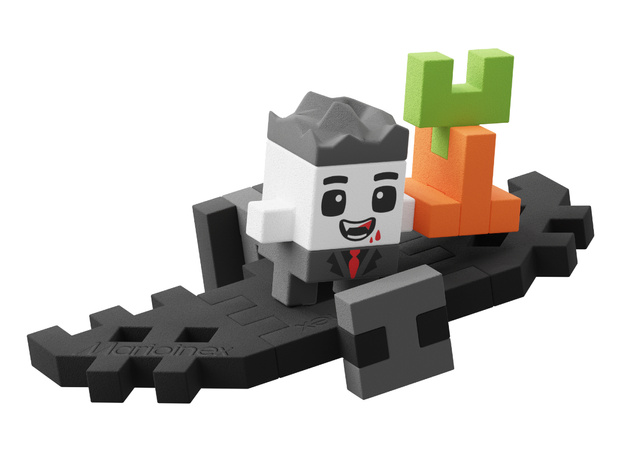 Klocki konstrukcyjne Mini Waffle Surprise Tajemnicza Figurka w saszetce Marioinex