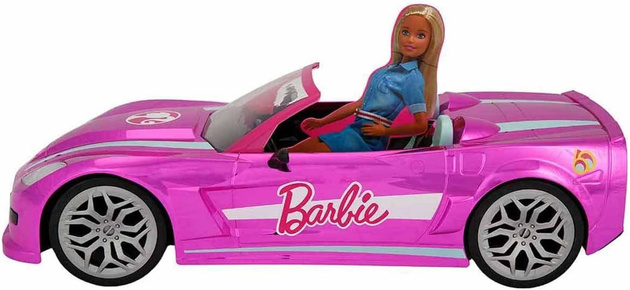 Zdalnie Sterowany różowy Kabriolet Barbie auto RC Dream Car 38 cm
