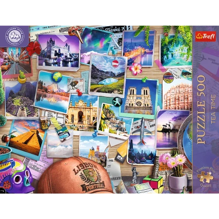 Puzzle 500 Tea Time Wspomnienia Podróż