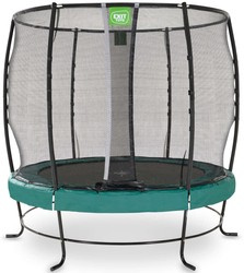 Trampolina ogrodowa z siatką zabezpieczającą Lotus Premium 253 cm zielona