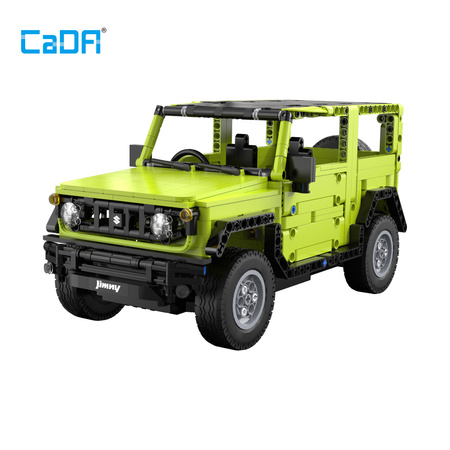 Klocki Konstrukcyjne CaDA Samochód 32 cm terenowy Suzuki Jimny zdalnie sterowany RC 579 elementów