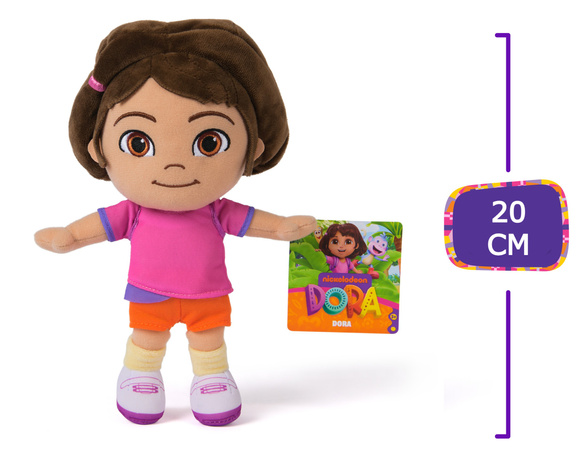 Dora Poznaje Świat Maskotka Dora pluszak Dziewczynka Przytulanka 20 cm
