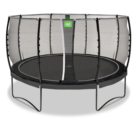 Trampolina ogrodowa z siatką zabezpieczającą Allure Classic 427 cm czarna