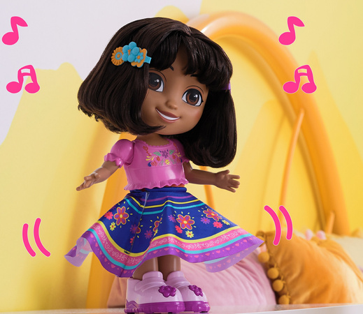 Dora Poznaje Świat Lalka Interaktywna Dora 30 cm 10+ dźwięków Dance with Me