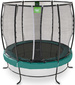 Trampolina ogrodowa z siatką zabezpieczającą Lotus Premium 253 cm zielona