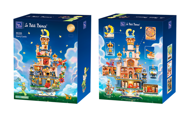 OUTLET Klocki konstrukcyjne Pantasy Mały Książę Gwiezdny Zamek 3267 elementów USZKODZONE OPAKOWANIE