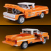 Hot Wheels Klocki Seria Elite Brick Shop Samochód Custom '62 Chevrolet 858 elementów