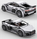 Klocki konstrukcyjne CaDA wyścigówka Samochód wyścigowy zdalnie sterowany Audi R8 Coupe Auto sportowe 536 elementów RC