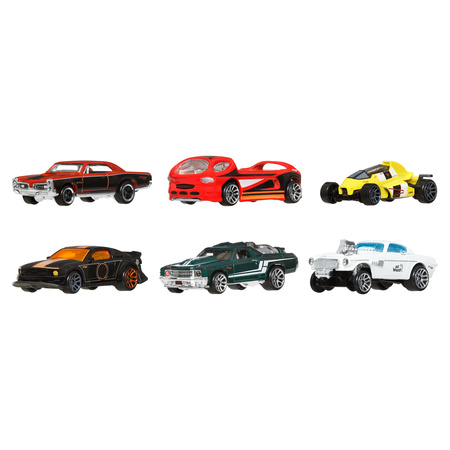 Hot Wheels Legends zestaw 6 pojazdów Deluxe Silver Series