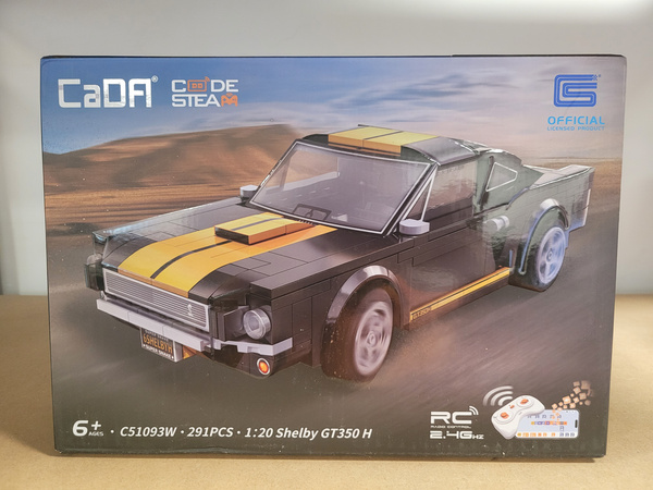 OUTLET Klocki konstrukcyjne CaDA wyścigówka Samochód sterowany Shelby GT 350H Auto sportowe 291 el. USZKODZONE OPAKOWANIE