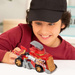 T-Racers Mix'N Race Fire Zestaw Launcher Truck Ciężarówka z wyrzutnią pojazdy