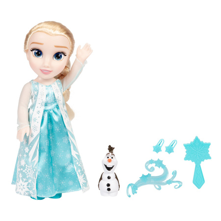 Lalka Disney Princess Śpiewająca Księżniczka Elsa Kraina Lodu Frozen lalka 35 cm "Let it go"