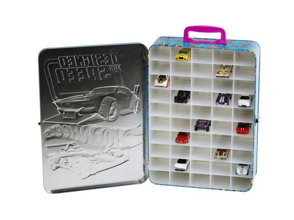 Hot Wheels Puszka do przechowywania Walizka kolekcjonerska Collecting Case na 50 aut