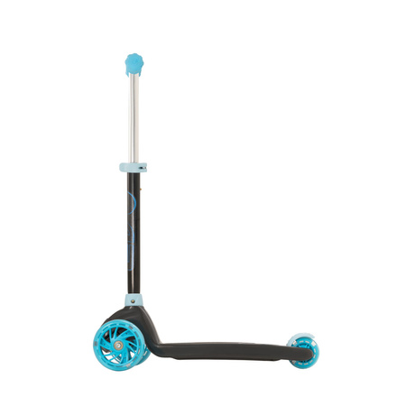 OUTLET EVO Regulowana Trójkołowa Hulajnoga dla Dzieci Eclipse Niebieski Świecące kółka i Podest PO ZWROCIE