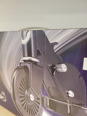 OUTLET EVO Składana Regulowana Hulajnoga dla Dzieci Light Flash Czarny Świecący Podest USZKODZONE OPAKOWANIE