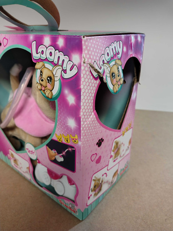 OUTLET Chi Chi Love Interaktywny Piesek Chihuahua Loomy z pilotem Dźwięk Świecąca smycz 18 cm 3+ PO ZWROCIE