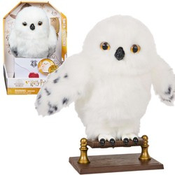 OUTLET Harry Potter Hedwiga Interaktywna biała sowa z listem + akcesoria Dźwięk 23 cm 5+ WADLIWA