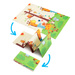 Humbi Dwustronna Składana Mata Edukacyjna z pianki XPE 120x180 Zwierzątka Żyrafy